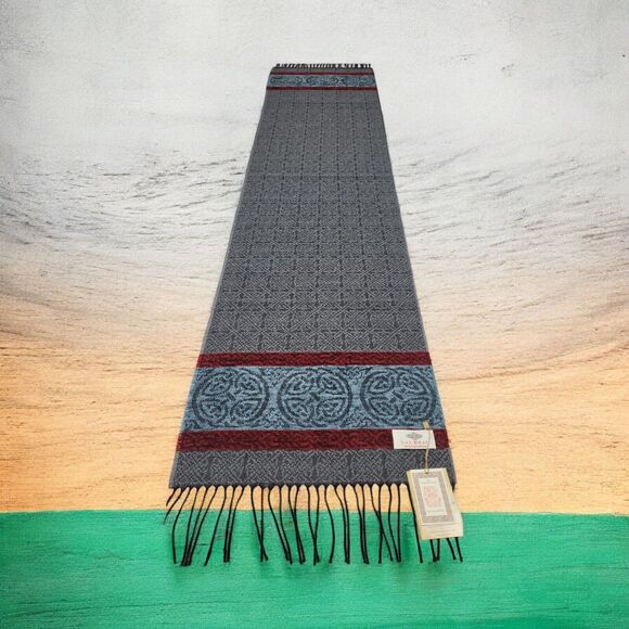 Calzeat Celtic Collection 70"x15" Woven Scarf Neck Wrap Table Runner Scotland - Picture 2 of 15